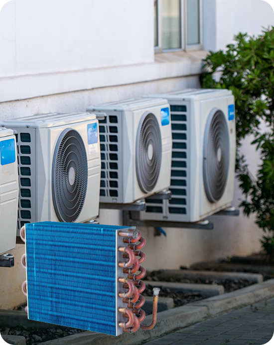 Soluciones de aire acondicionado para exteriores